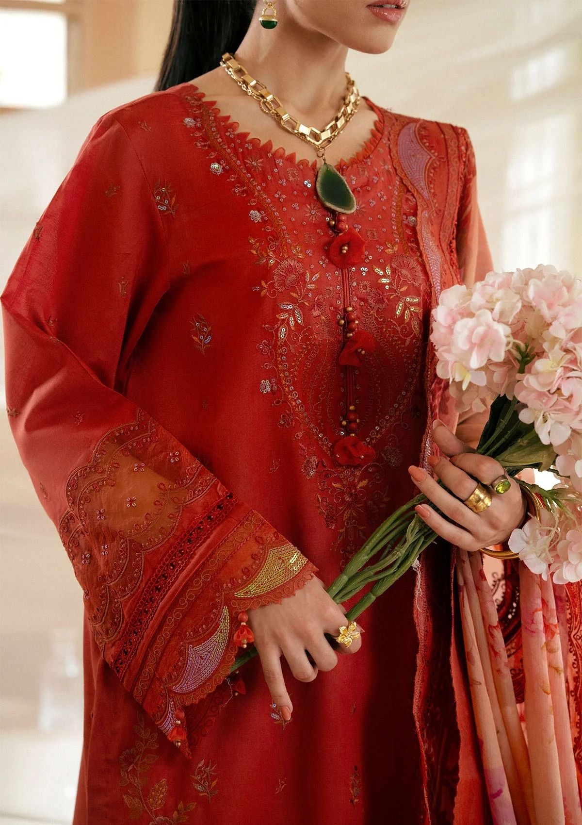 Lawn Collection - Nureh - Maya Lawn 24 - NS24#142 - Official Nureh - Agha Fabrics UK