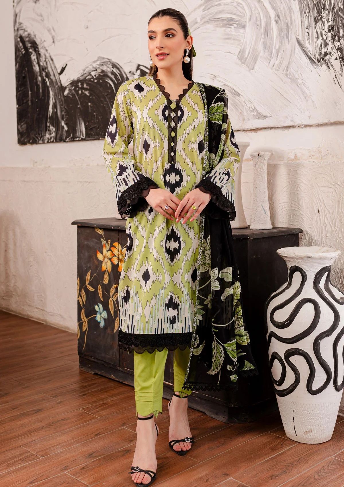 Lawn Collection - Nureh - Signature Prints - SP24#101
