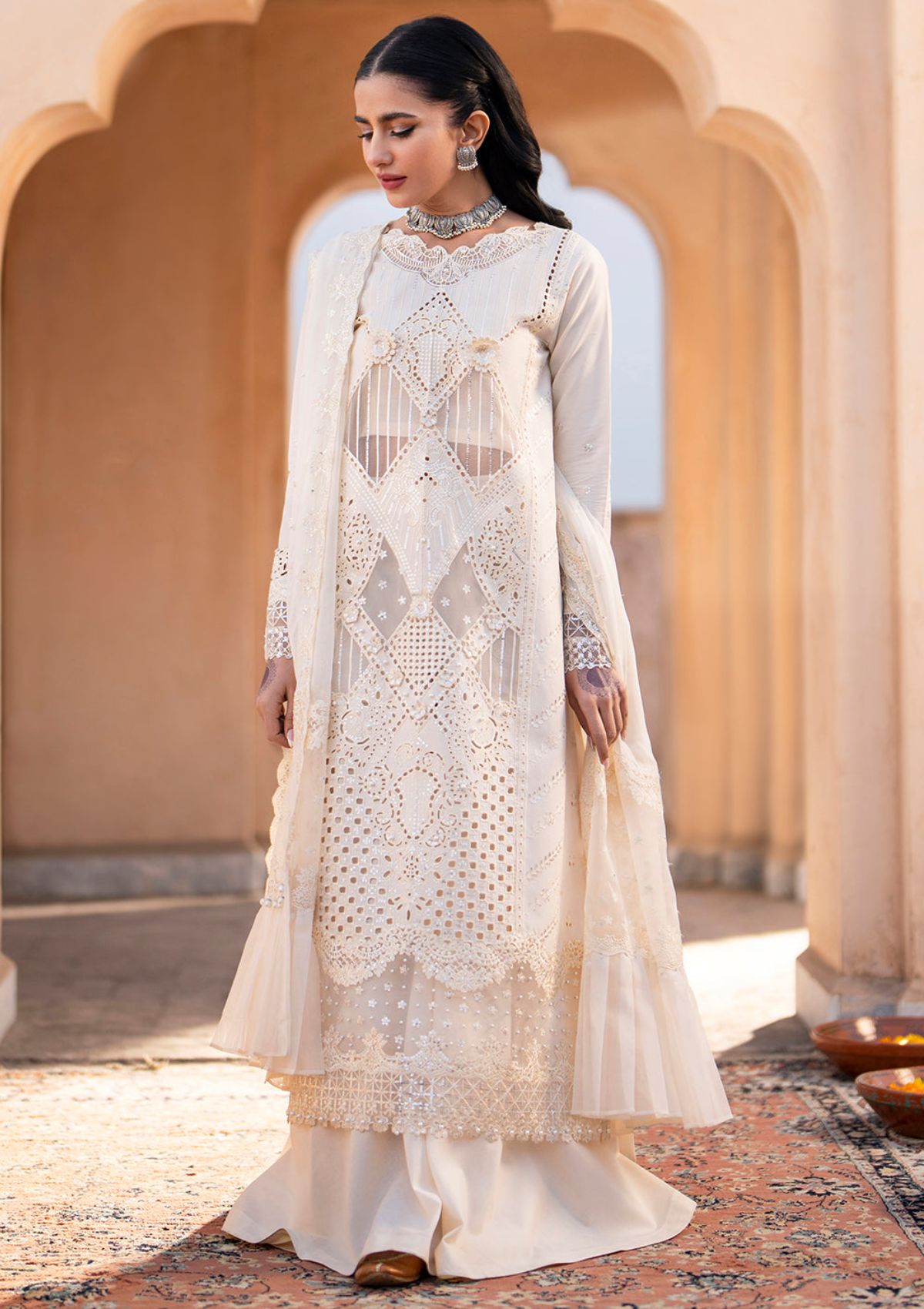 Lawn Collection - Bin Ilyas - Dilbaro - Festive Edit - D#401-A