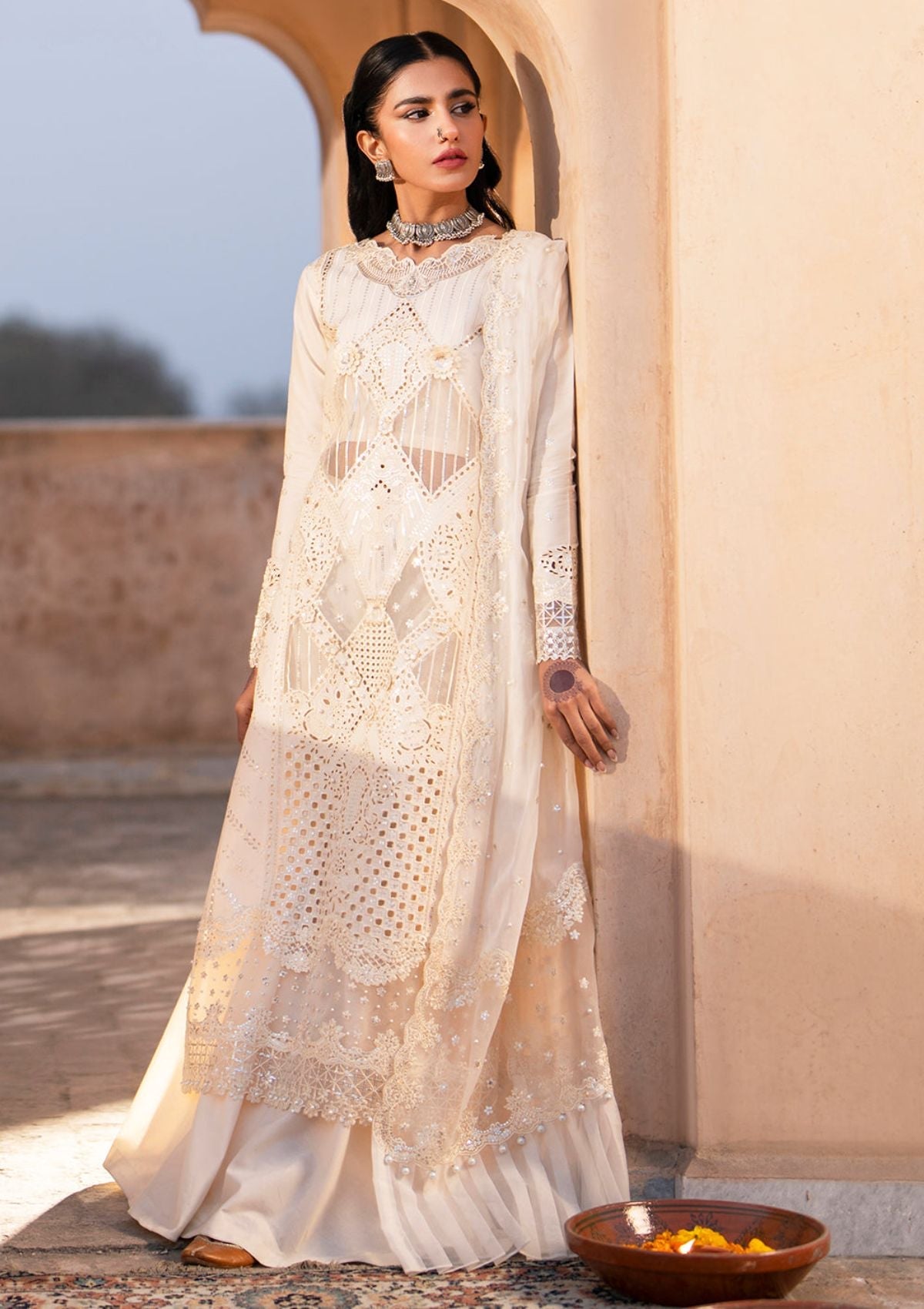 Lawn Collection - Bin Ilyas - Dilbaro - Festive Edit - D#401-A