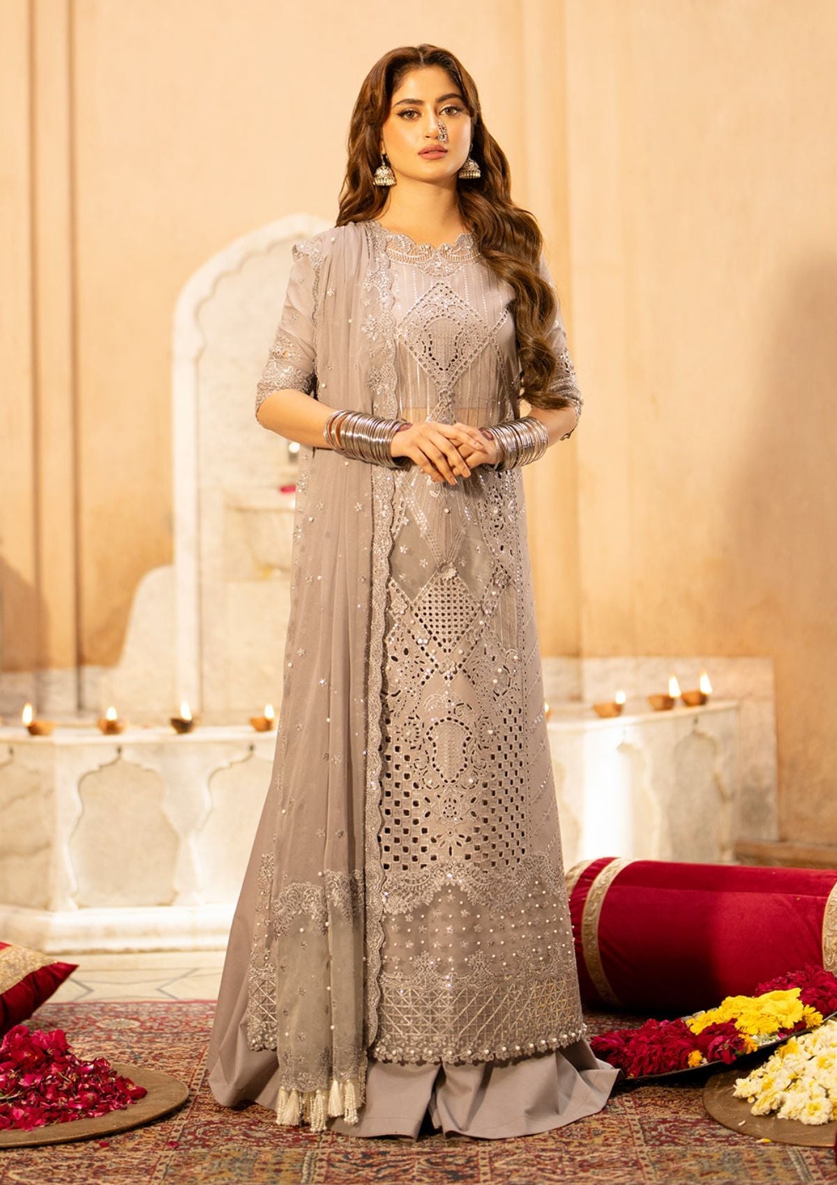 Lawn Collection - Bin Ilyas - Dilbaro - Festive Edit - D#401-B