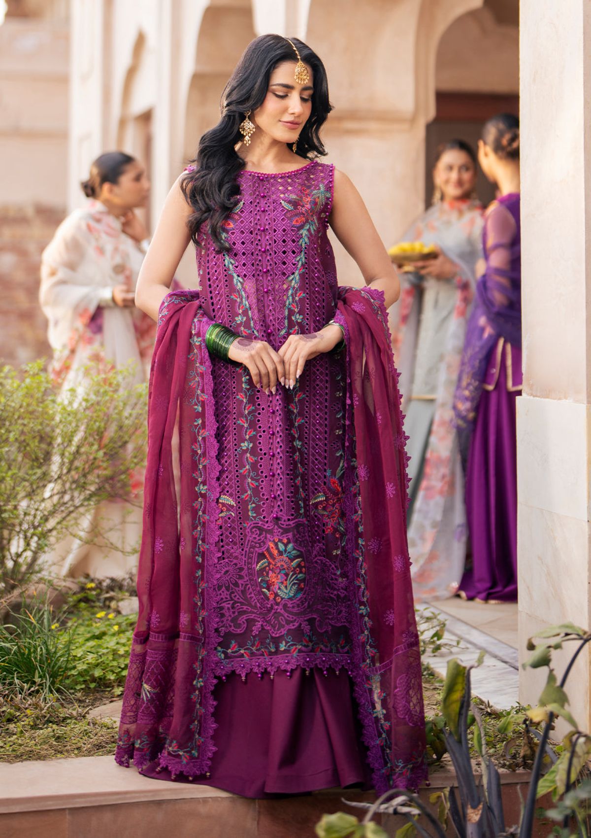 Lawn Collection - Bin Ilyas - Dilbaro - Festive Edit - D#405-B