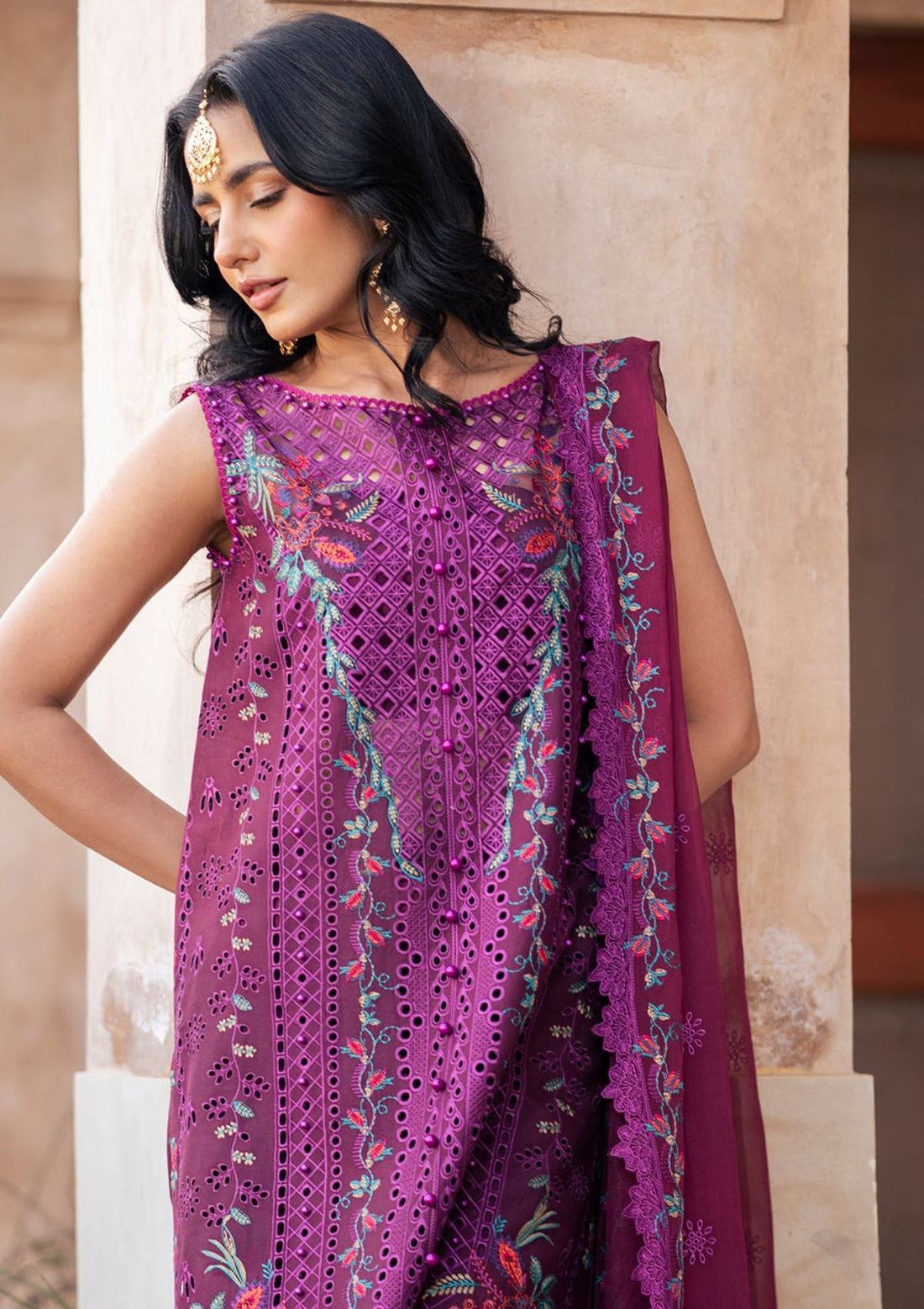 Lawn Collection - Bin Ilyas - Dilbaro - Festive Edit - D#405-B