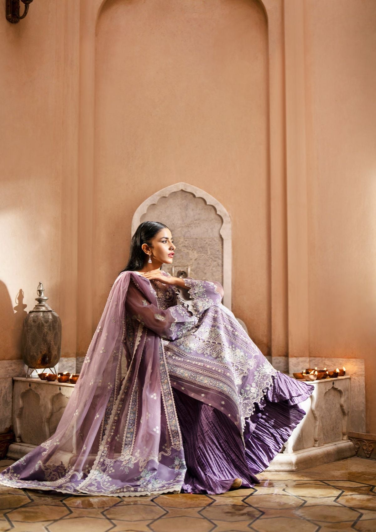 Lawn Collection - Bin Ilyas - Dilbaro - Festive Edit - D#406-A