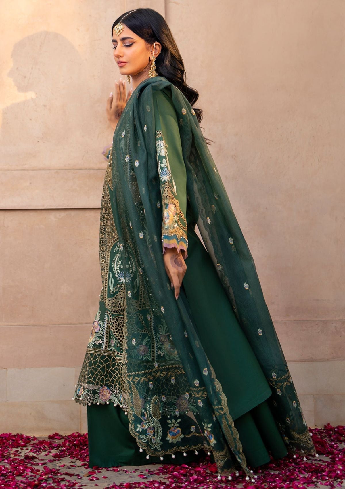 Lawn Collection - Bin Ilyas - Dilbaro - Festive Edit - D#407-A