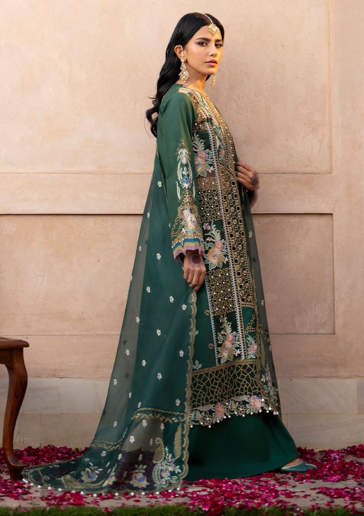Lawn Collection - Bin Ilyas - Dilbaro - Festive Edit - D#407-A