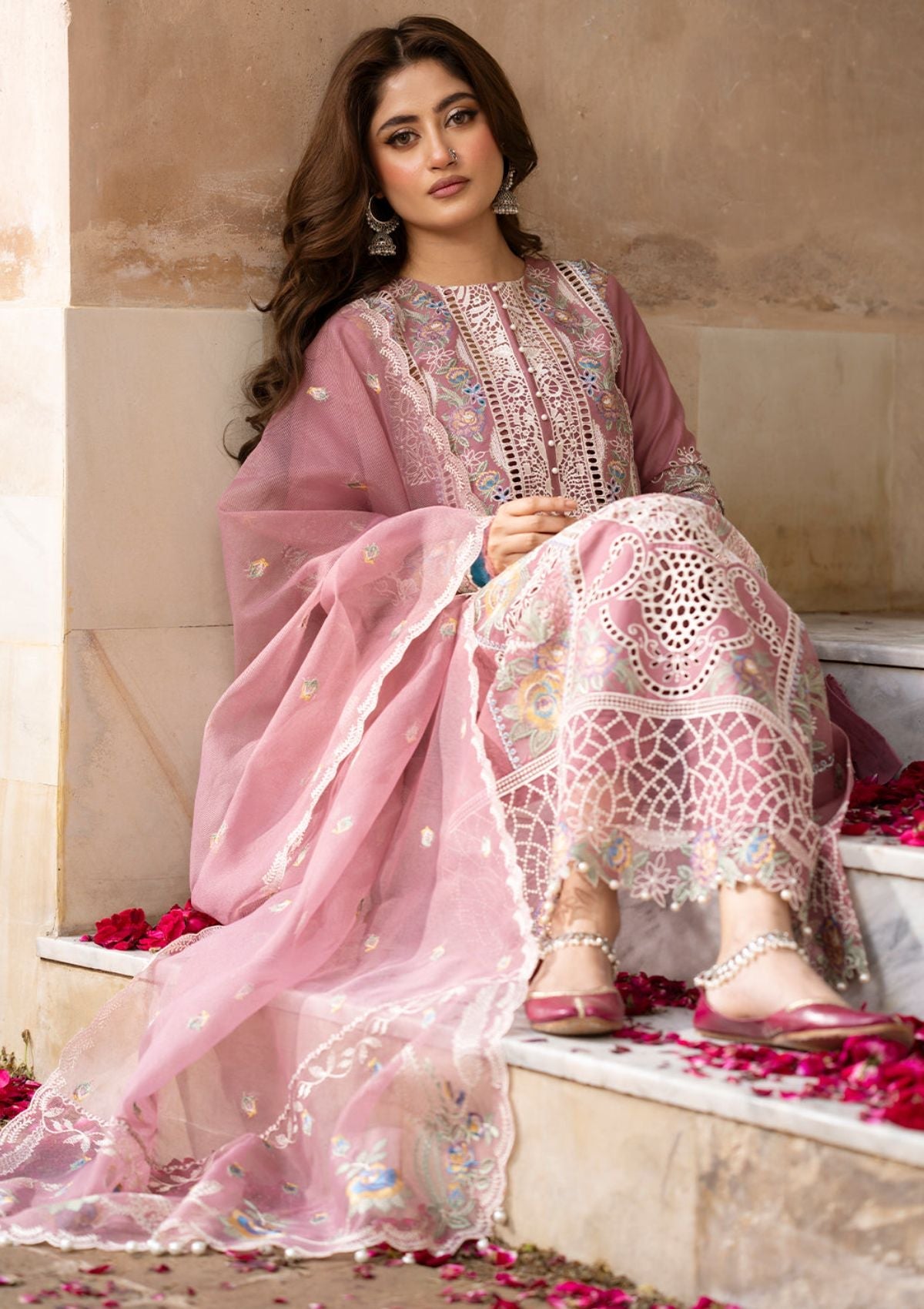 Lawn Collection - Bin Ilyas - Dilbaro - Festive Edit - D#407-B