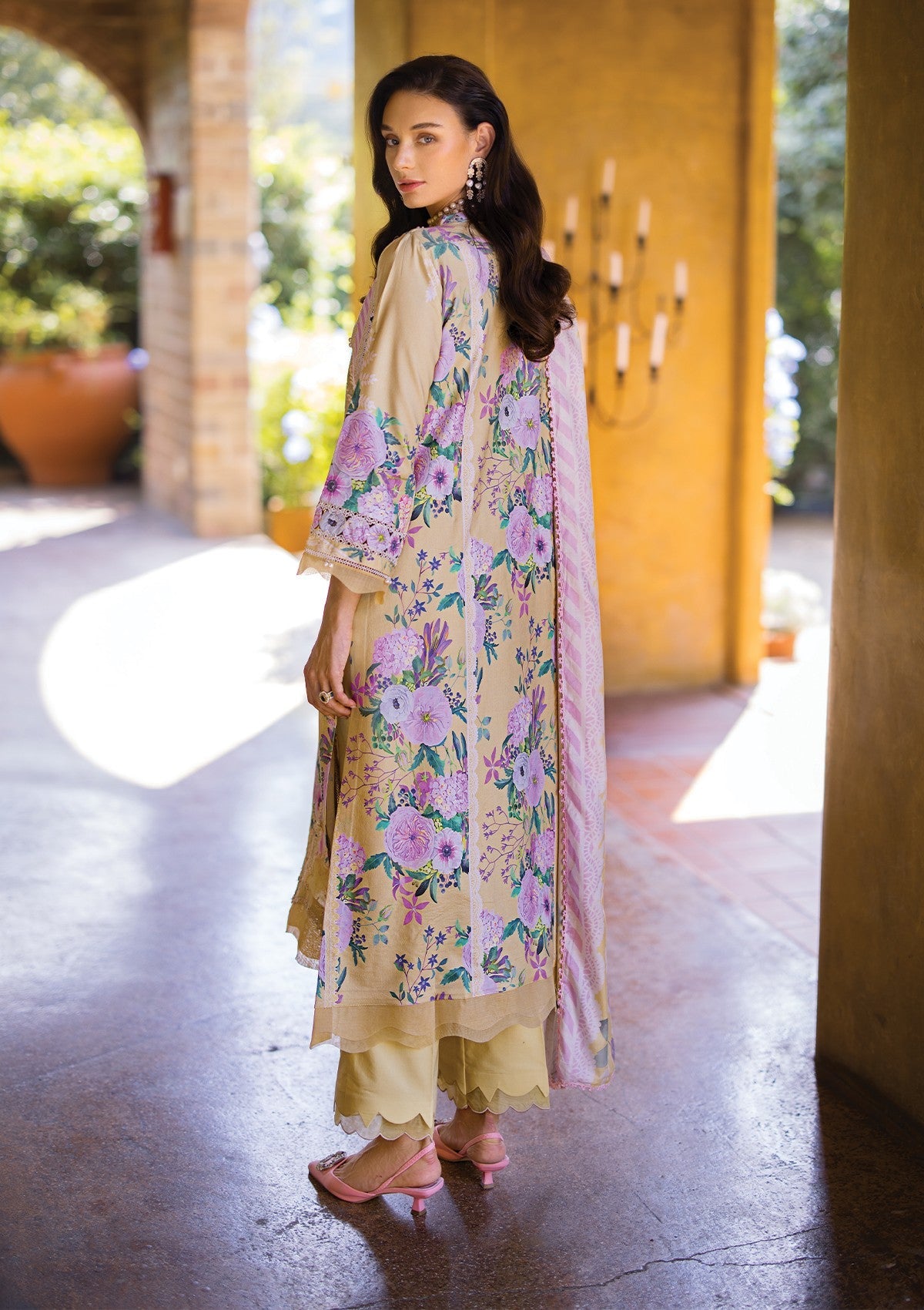 Lawn Collection - Elaf - Print Chikankari 24 - ECT-04A - Twinkle