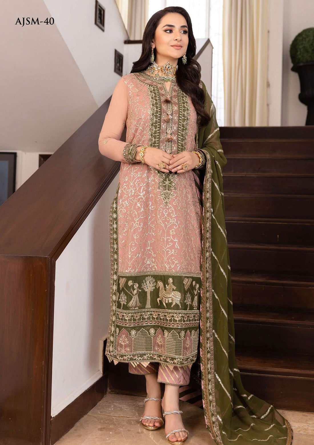 Summer Collection - Asim Jofa - Meerub - AJSM#40 - Official Asim Jofa - Agha Fabrics UK