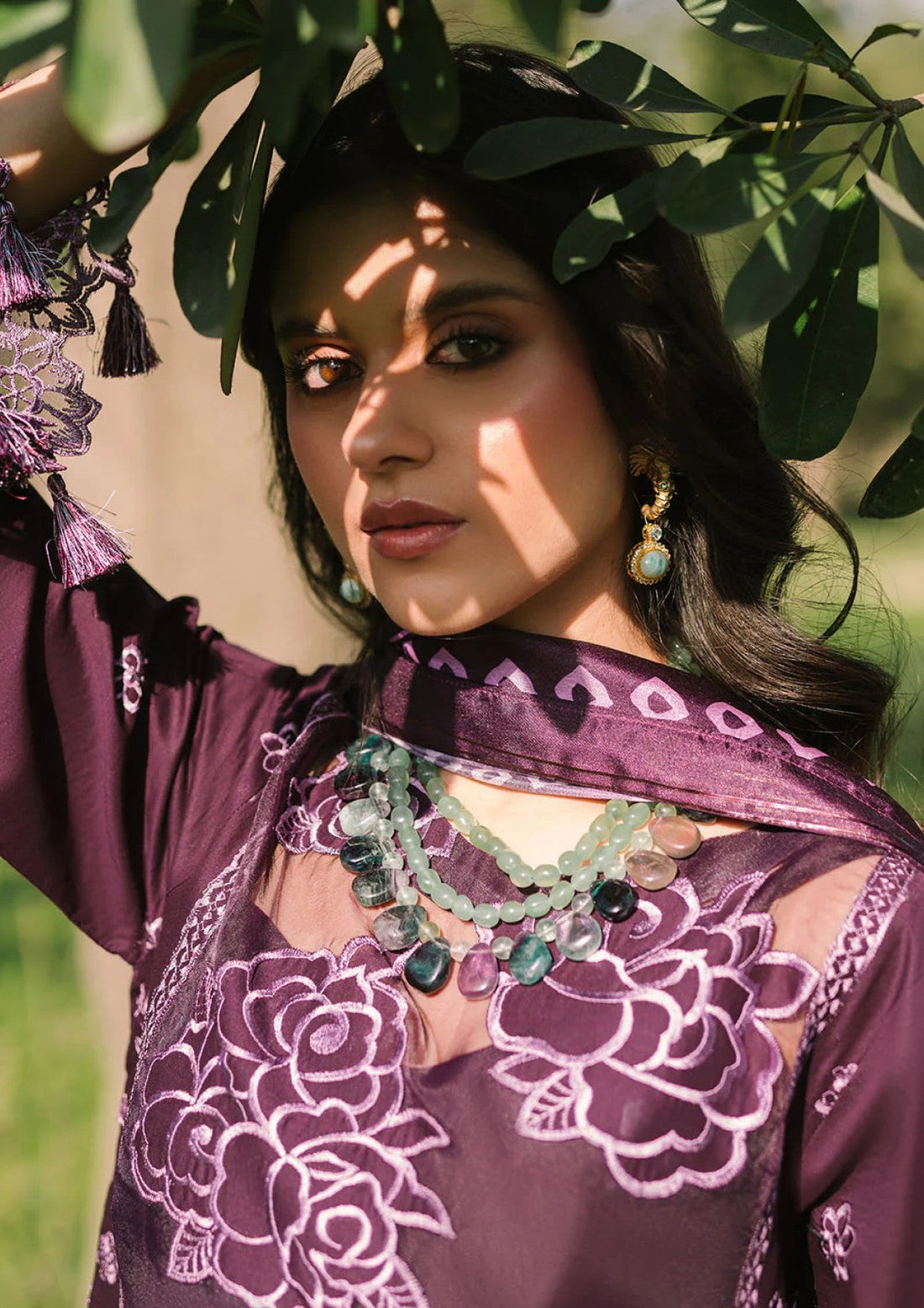 Lawn - Mahnur - Dahlia - Luxury 25 - D#01-B - Lea