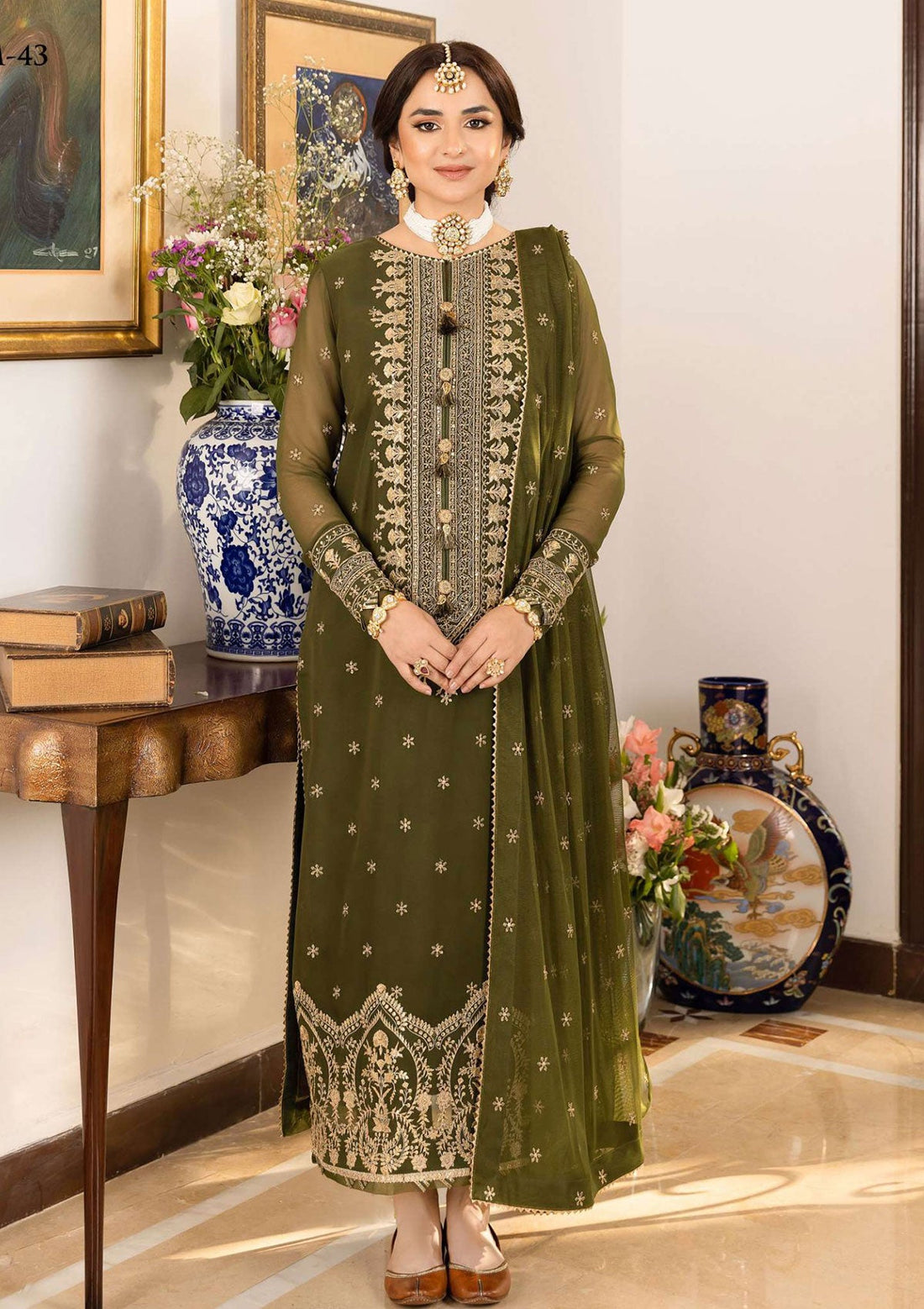 Summer Collection - Asim Jofa - Meerub - AJSM#43 - Official Asim Jofa - Agha Fabrics UK