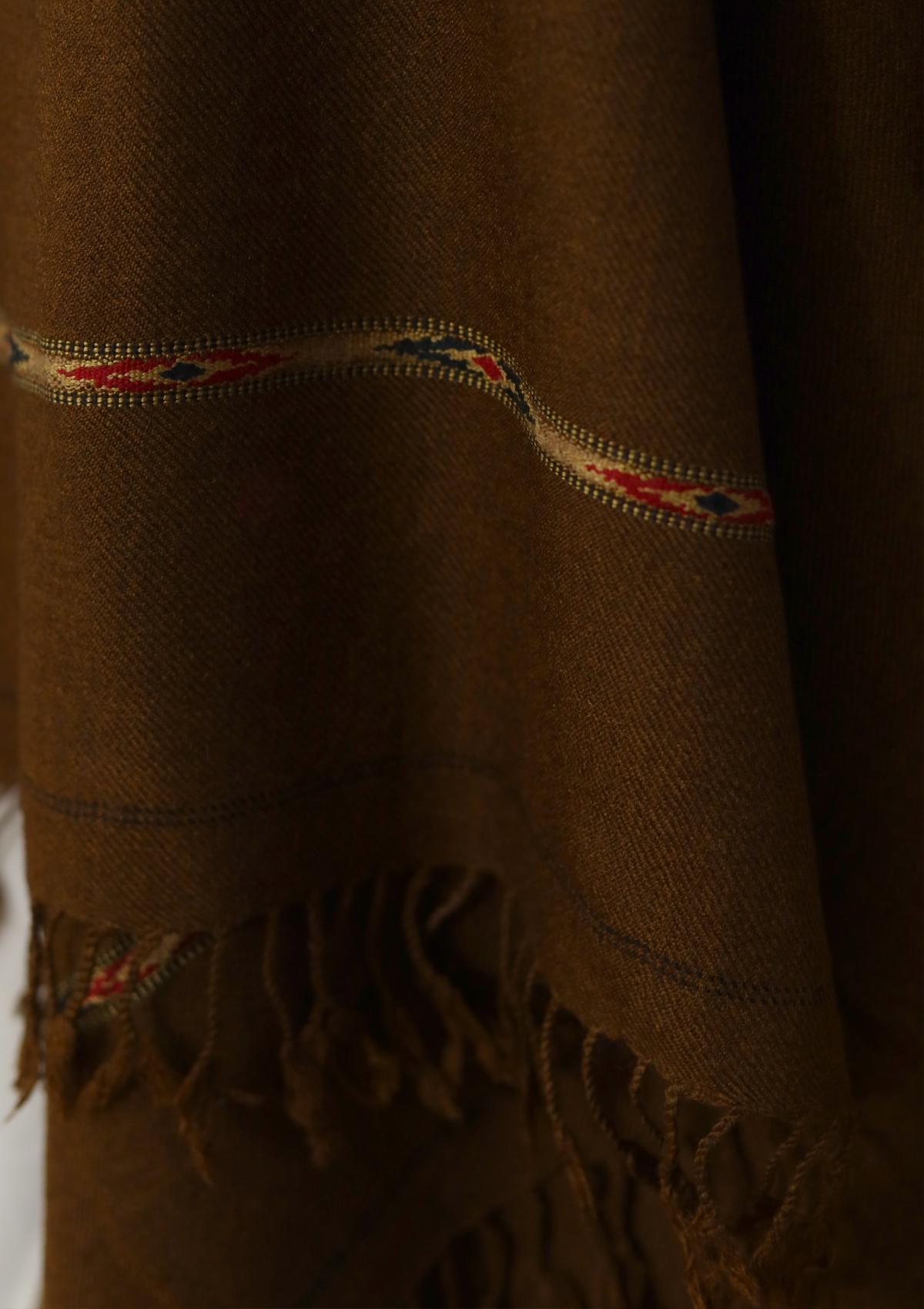 Men Shawls - Wool Shawls - D#21 - Tobacoo