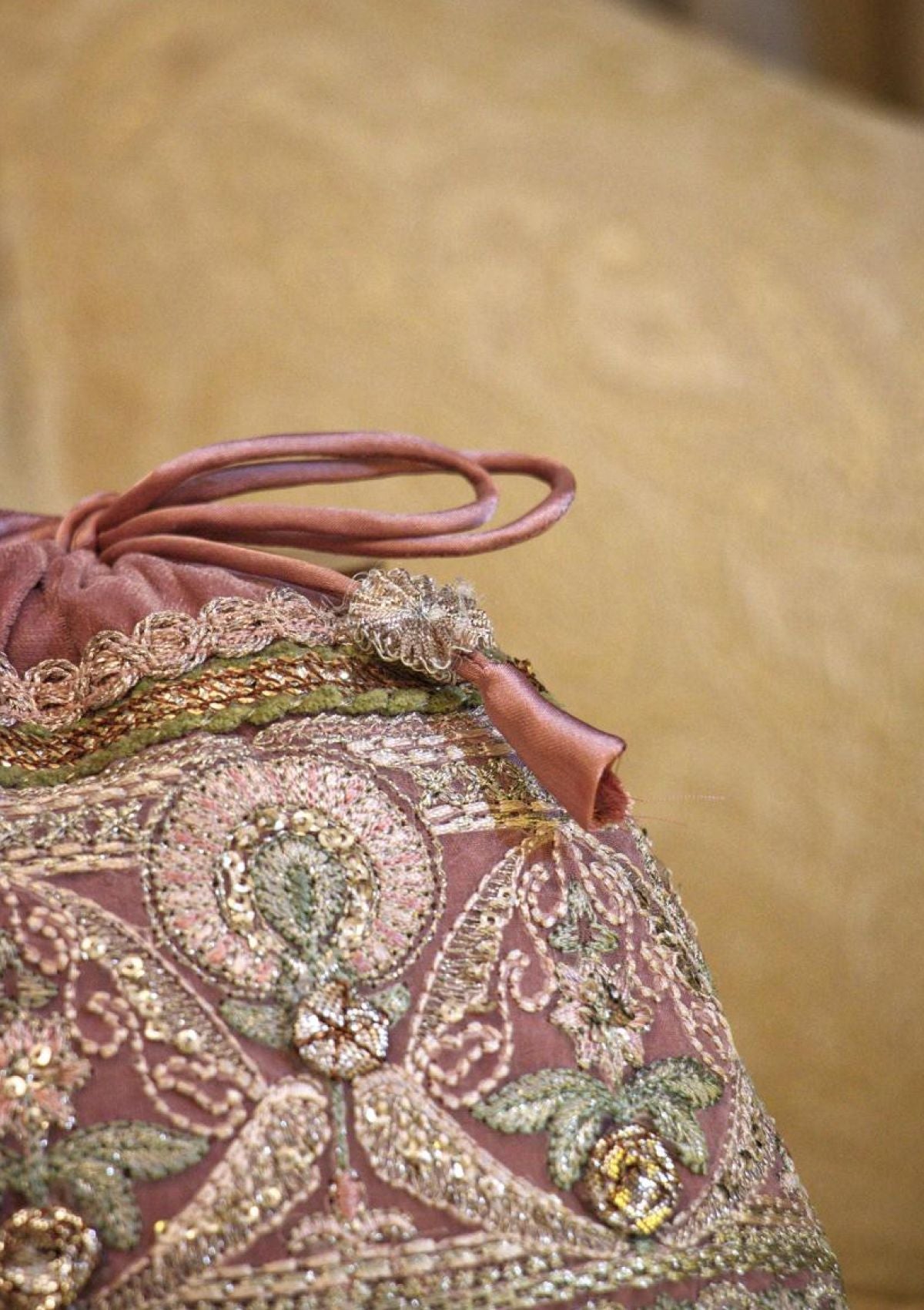 Bags Collection - Sadias Collection - Potli - D#15 Rose Gold