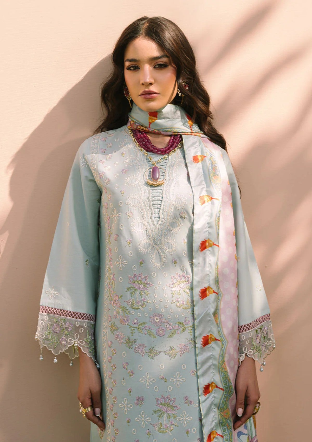 Lawn - Mahnur - Dahlia - Luxury 25 - D#07-A - Advina