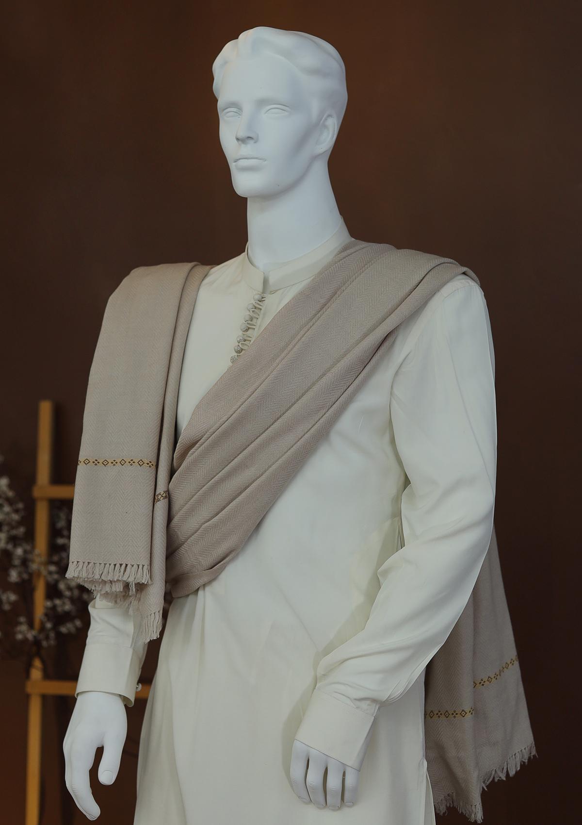 Men Shawls - Wool Shawls - D#44 - F Skin