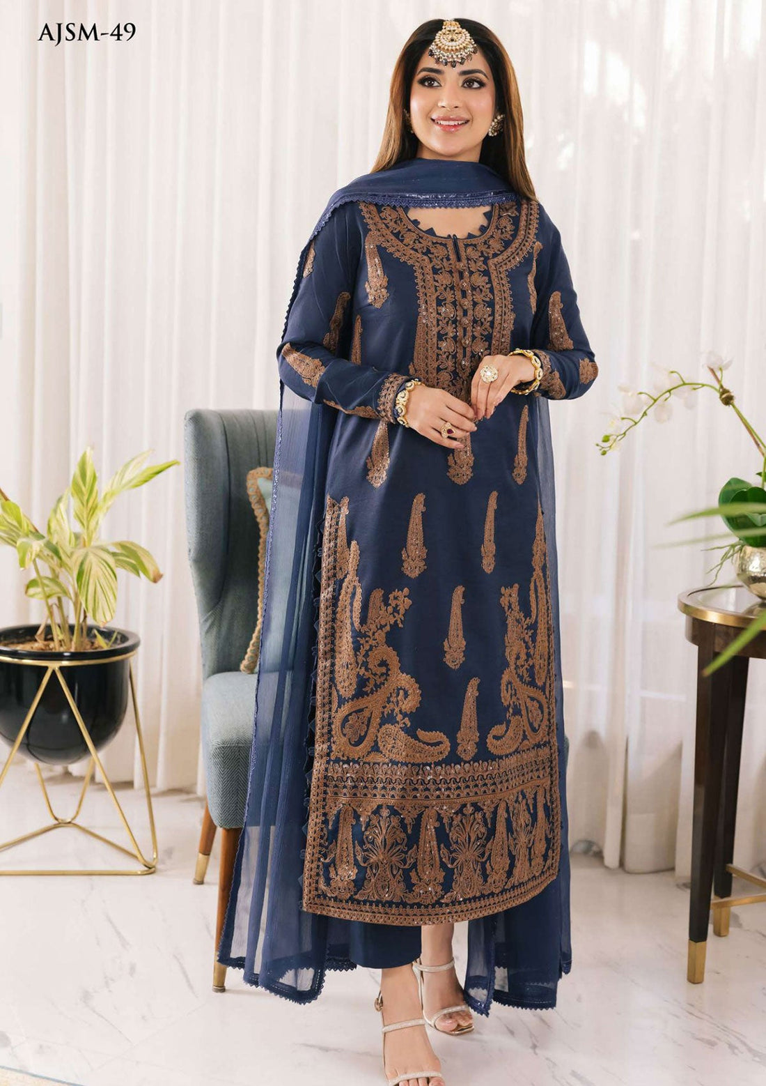 Summer Collection - Asim Jofa - Noorie - AJSM#49 - Official Asim Jofa - Agha Fabrics UK