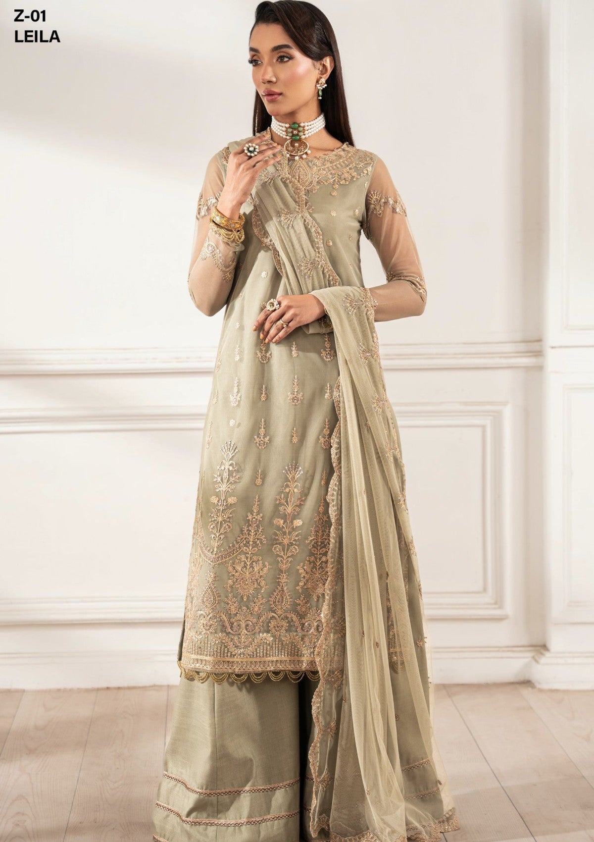 Formals - Zarif - Heer - Unstitched 25 - ZHF-01 Leila