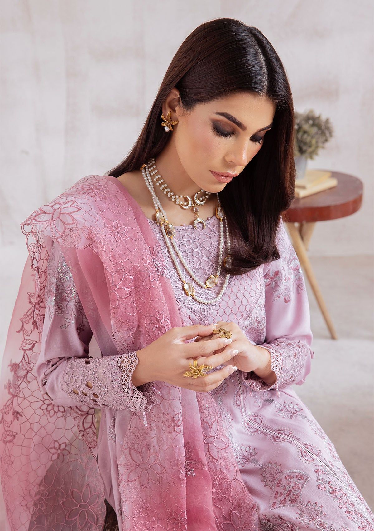 Winter Collection - Nureh - Exclusive - Karandi - NE#39 - Official Nureh - Agha Fabrics UK