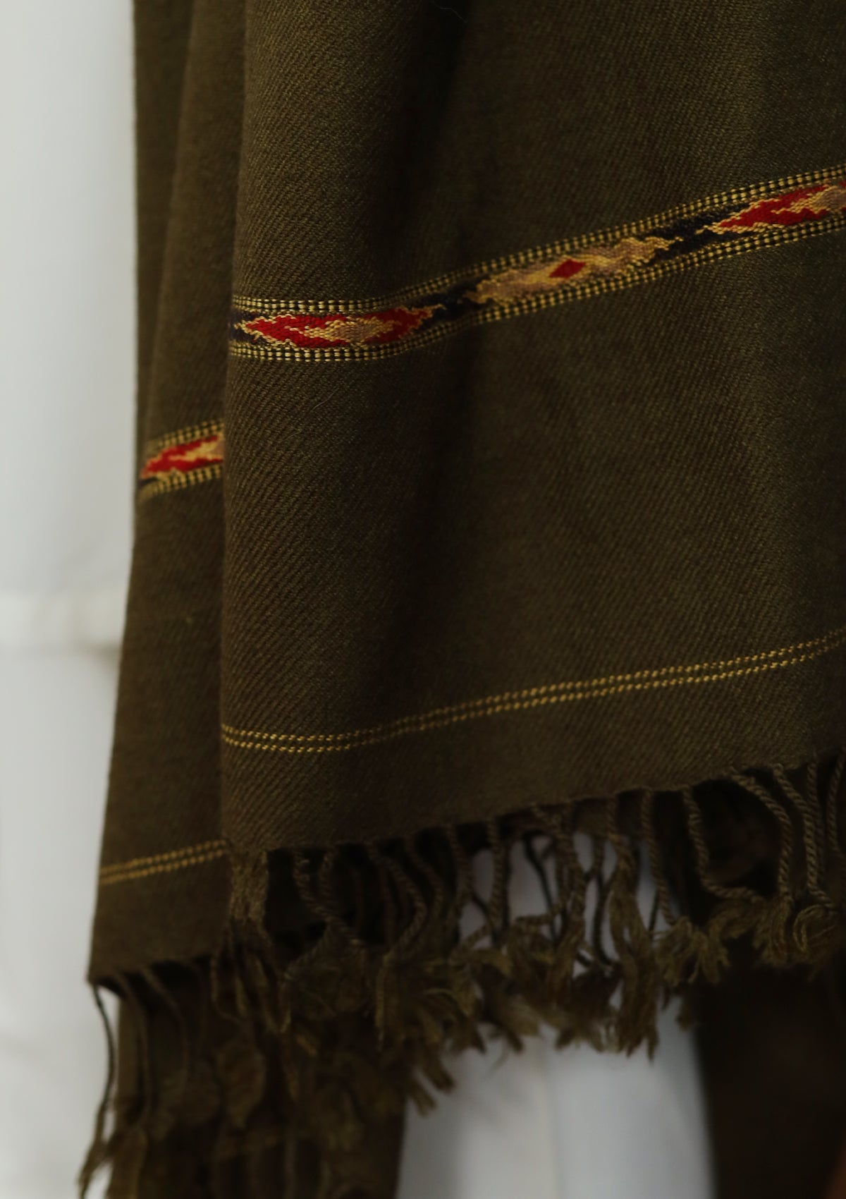 Men Shawls - Wool Shawls - D#30 - D Mehndi