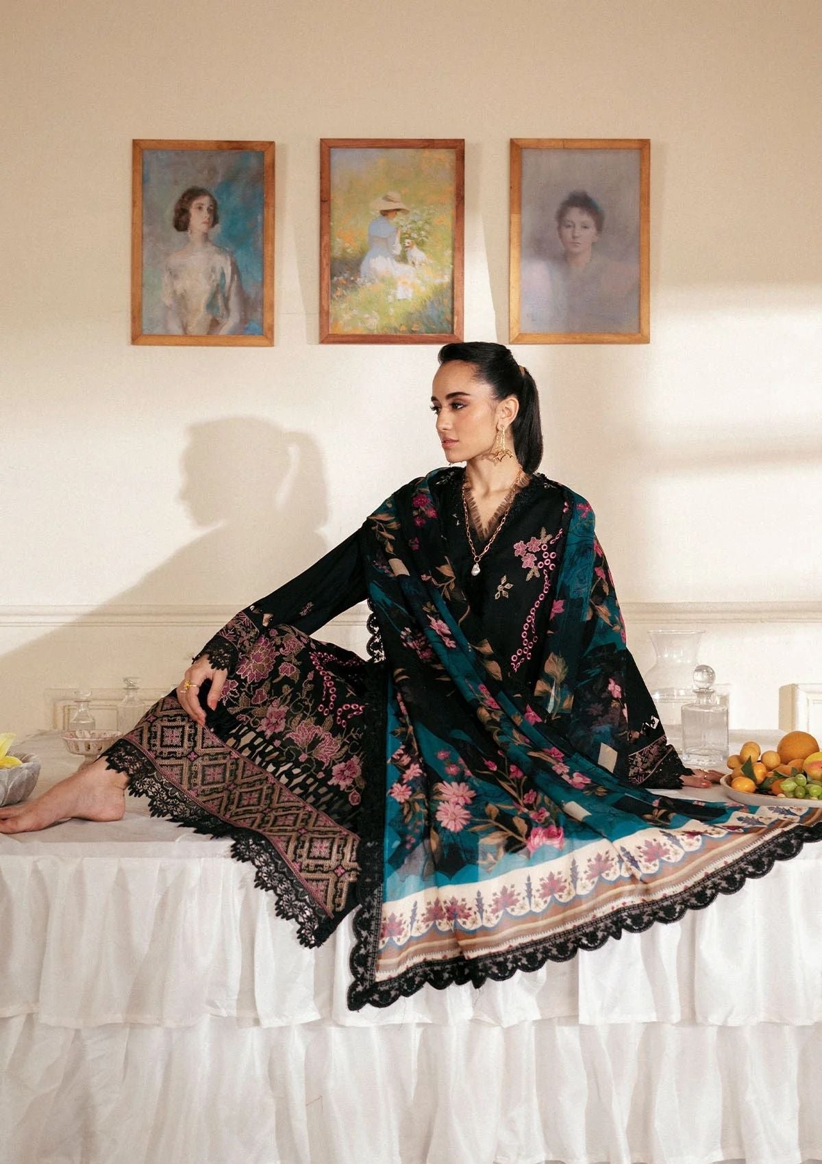 Lawn Collection - Nureh - Maya Lawn 24 - NS24#146 - Official Nureh - Agha Fabrics UK