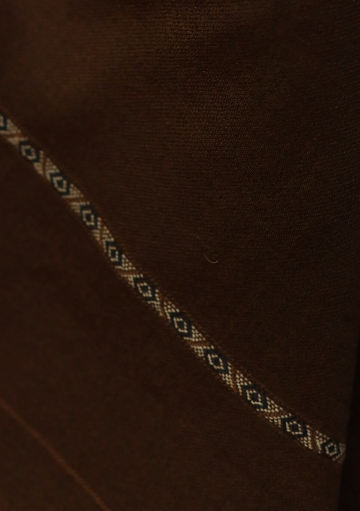 Men Shawls - Wool Shawls - D#27 - Choclate