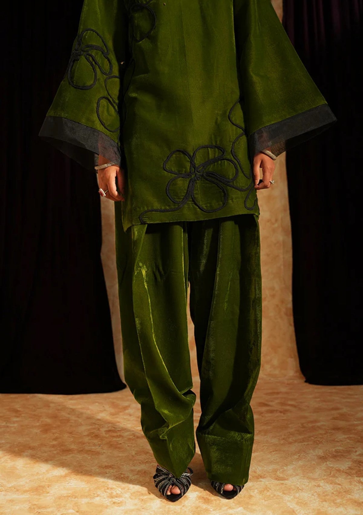 Pret Collection - Fozia Khalid - Velvet Deck 24 - Clover