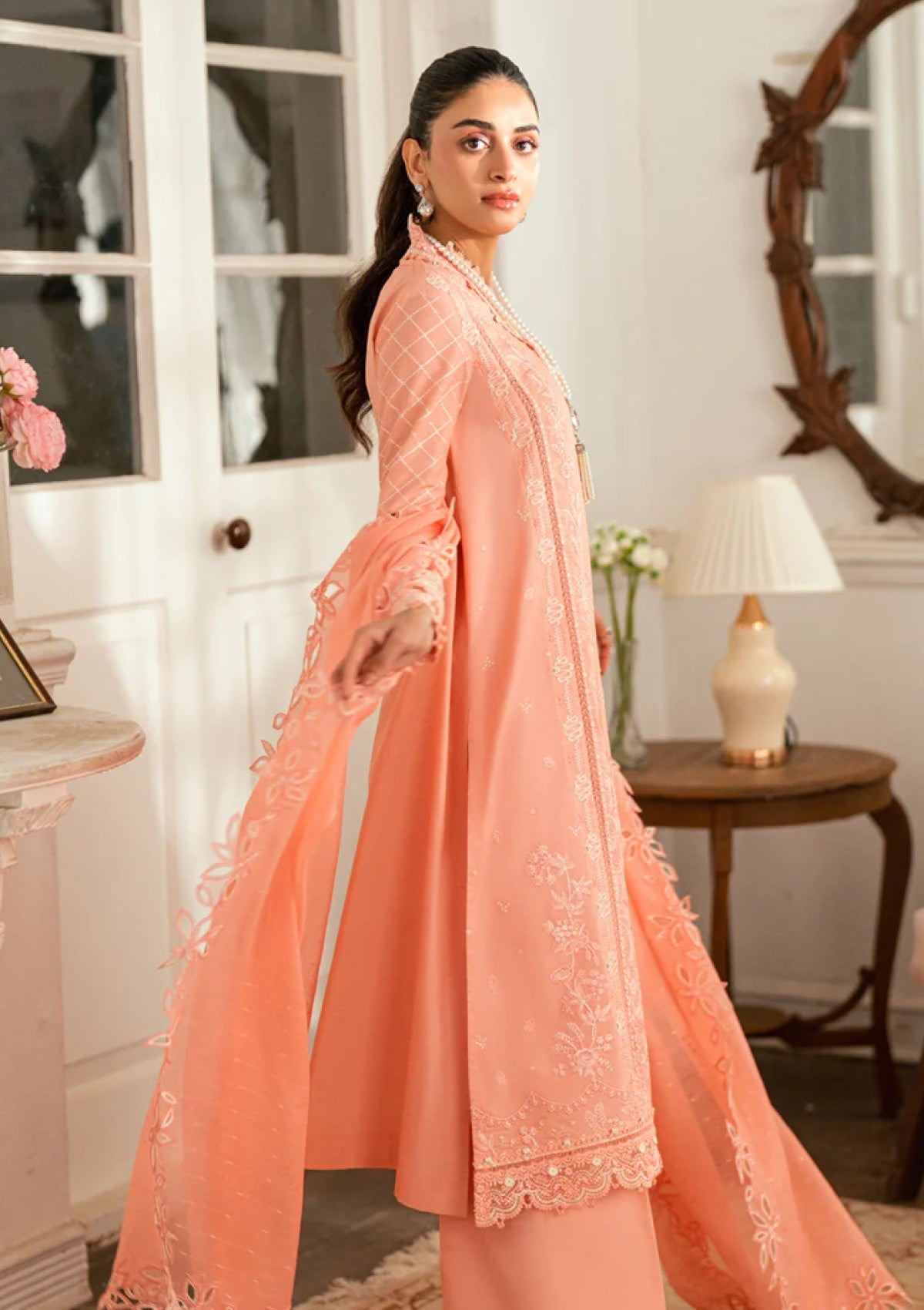 Lawn - Qalamkar - Luxury - Eid Edit 25 - SB#12 - Jafa