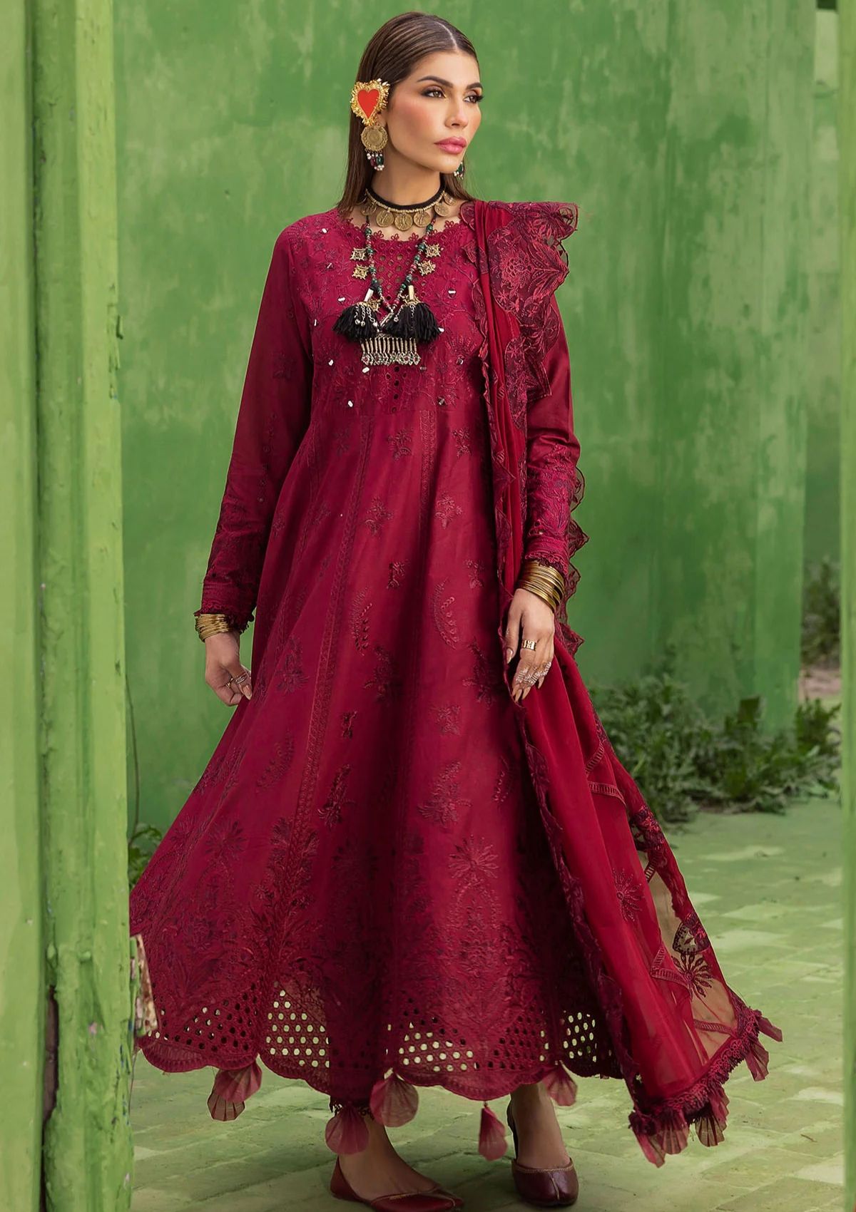 Lawn Collection - Nureh - Mela - NDS - 107 - Official Nureh - Agha Fabrics UK