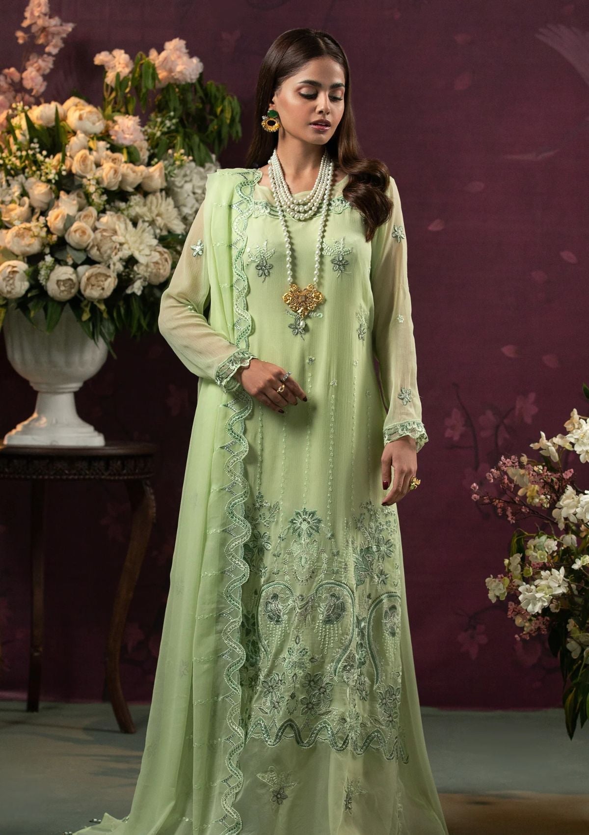 Formal Collection - Al Zohaib - Chiffon Unstitched - D#05