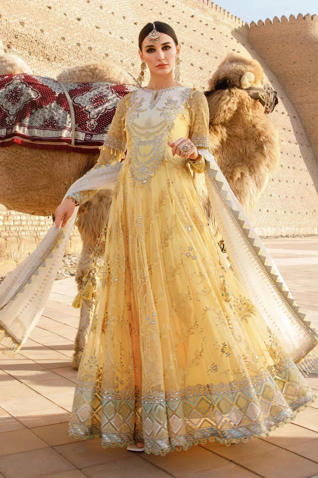 Maria B | Luxury Lawn | D-2305-A -  Maria B Luxury -  Agha Fabrics