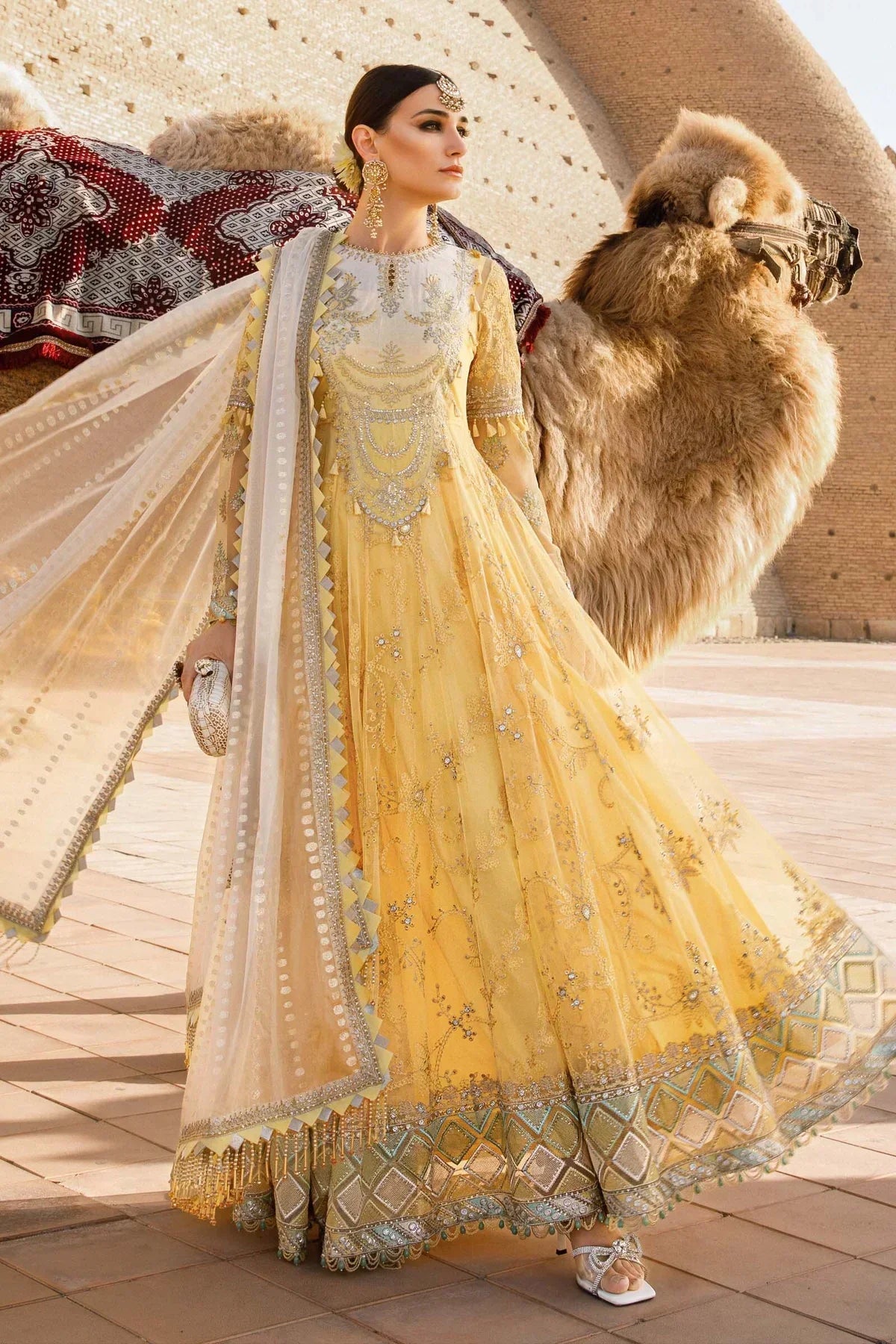 Maria B | Luxury Lawn | D-2305-A -  Maria B Luxury -  Agha Fabrics