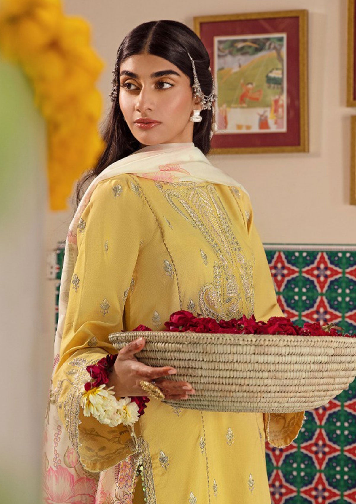 Lawn Collection - Ayzel  - Raqs Festive - AR#4 | Shafaq