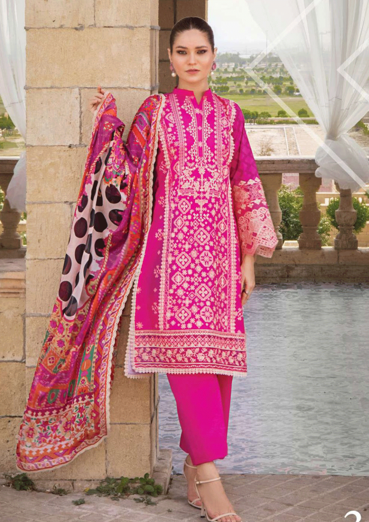 Lawn Collection - Zainab Chottani - Luxury - ZCLL#3B