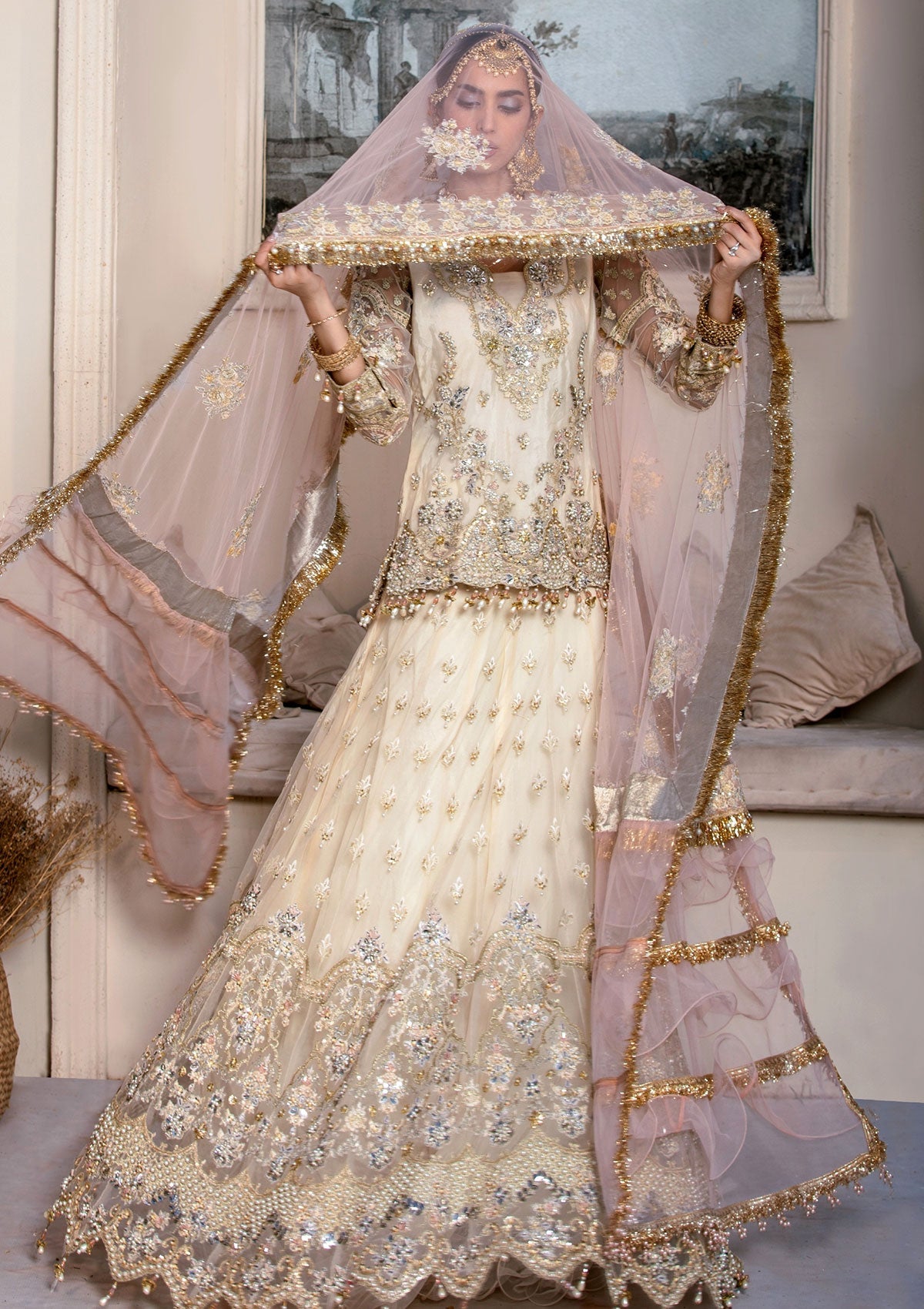 Formal Collection  - Rubaaiyat - Handwork Wedding 23 - Daisy - D#04