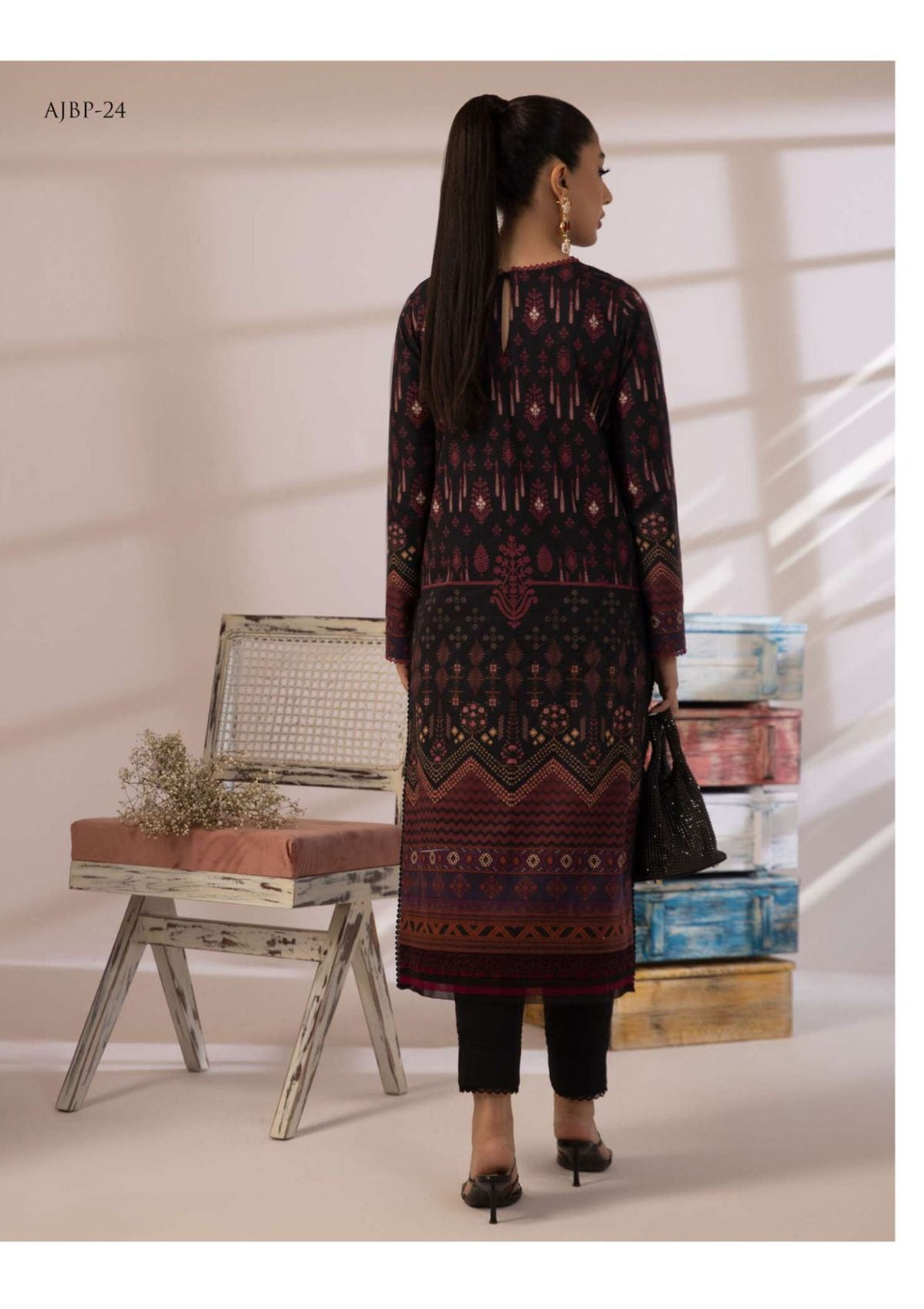 Lawn Collection - Asim Jofa - Prints - AJBP#24 - Official Asim Jofa - Agha Fabrics UK