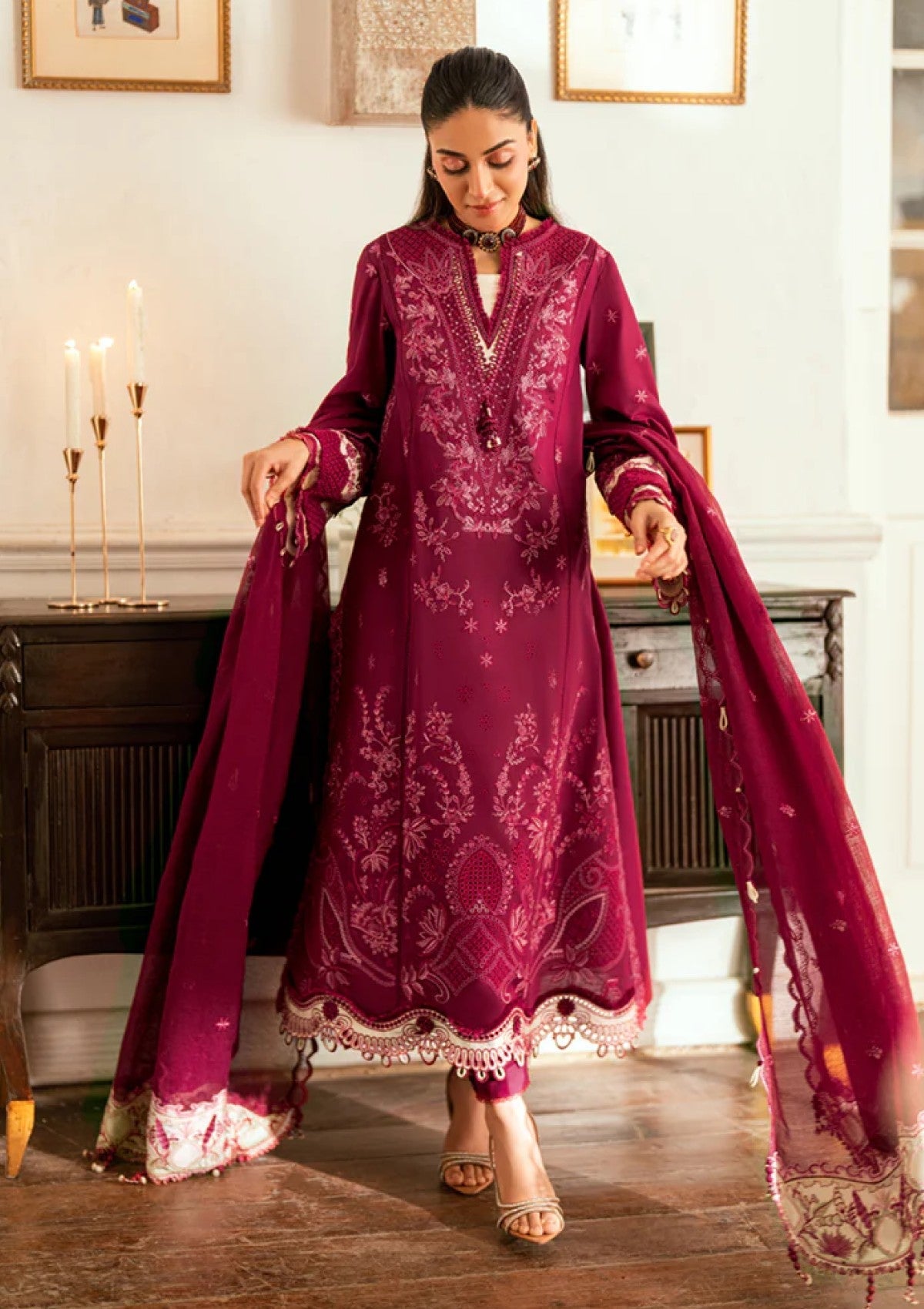 Lawn - Qalamkar - Luxury - Eid Edit 25 - SB#02 - Sameen