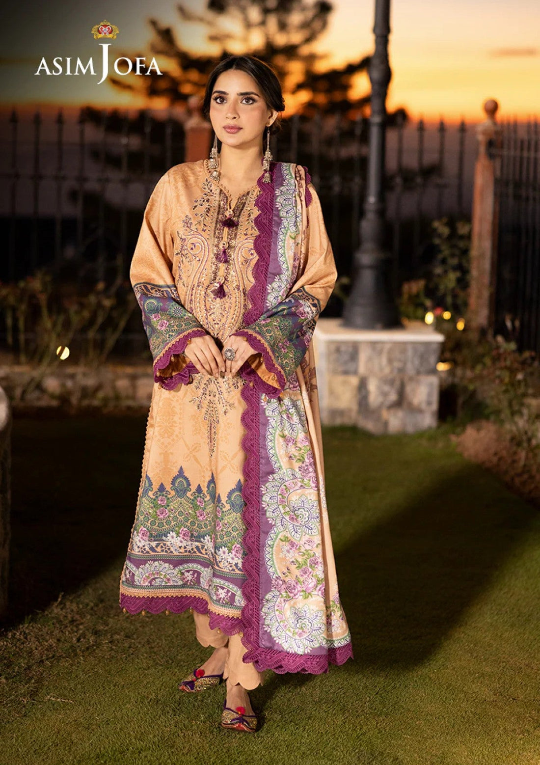 Winter Collection - Asim Jofa - Winter Wardrobe - AJUW-19 - Official Asim Jofa - Agha Fabrics UK
