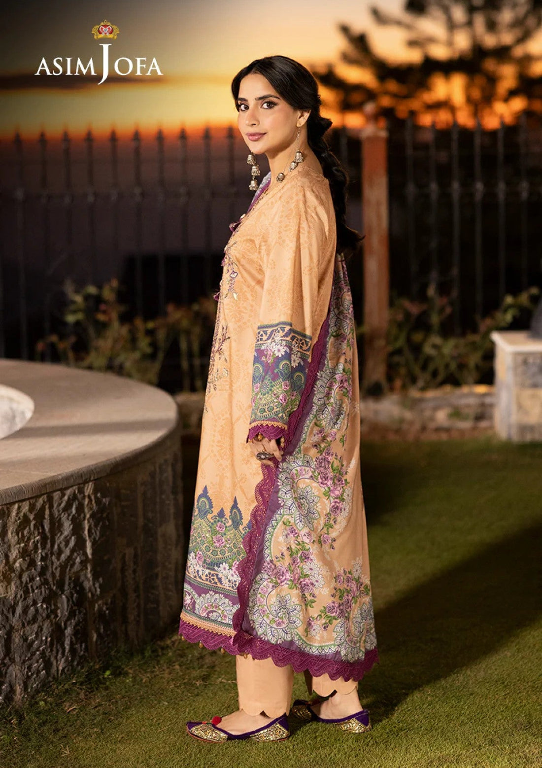 Winter Collection - Asim Jofa - Winter Wardrobe - AJUW-19 - Official Asim Jofa - Agha Fabrics UK