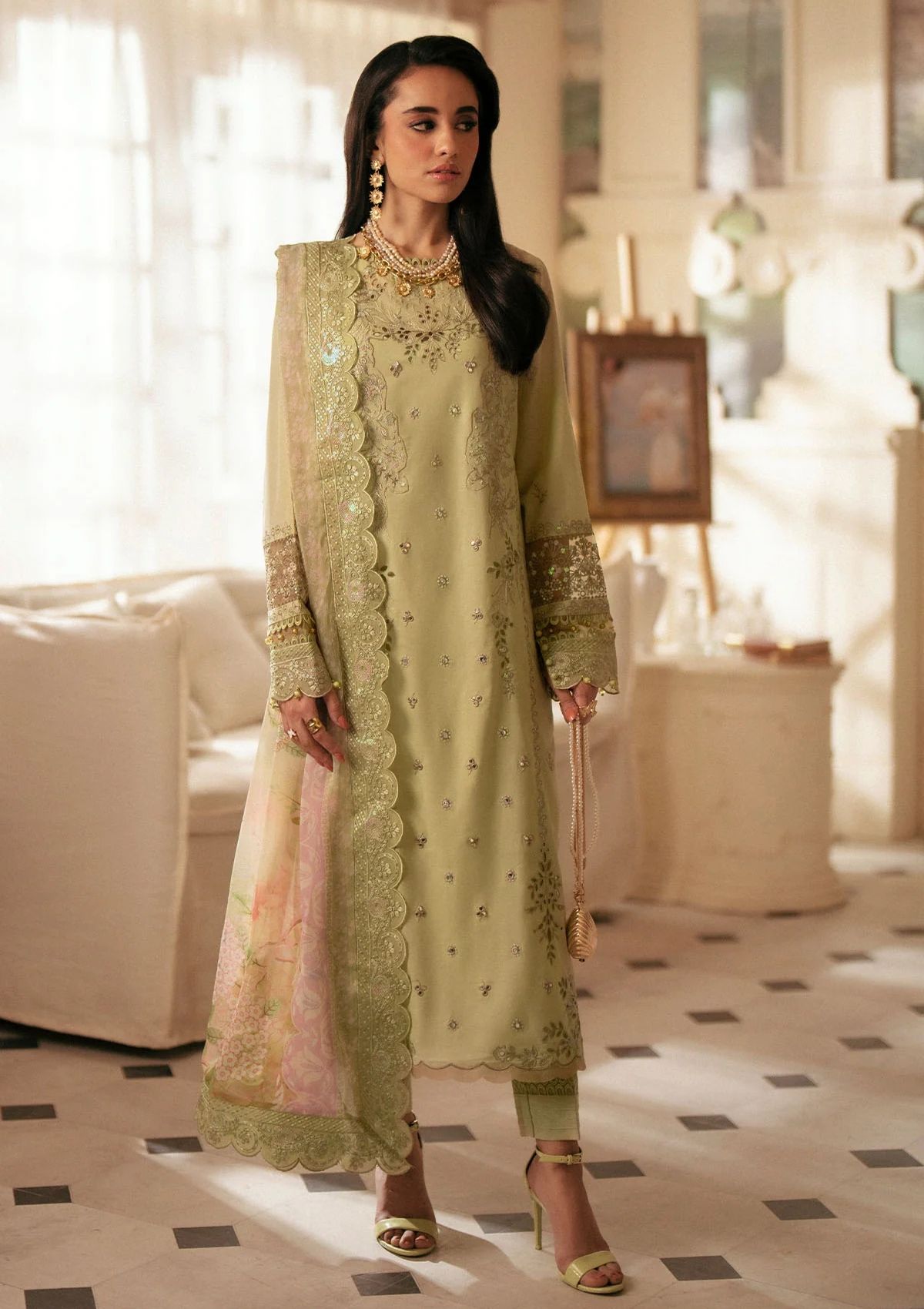 Lawn Collection - Nureh - Maya Lawn 24 - NS24#143 - Official Nureh - Agha Fabrics UK