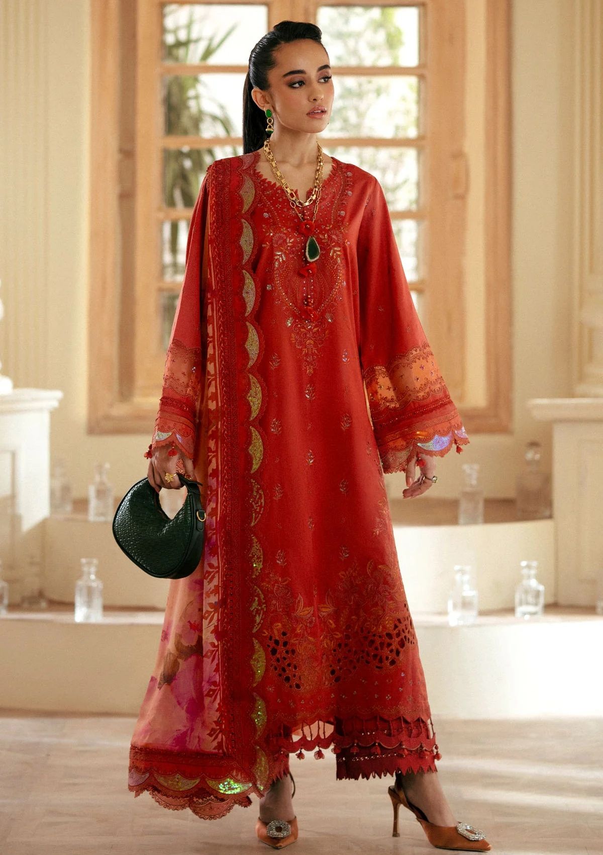 Lawn Collection - Nureh - Maya Lawn 24 - NS24#142 - Official Nureh - Agha Fabrics UK