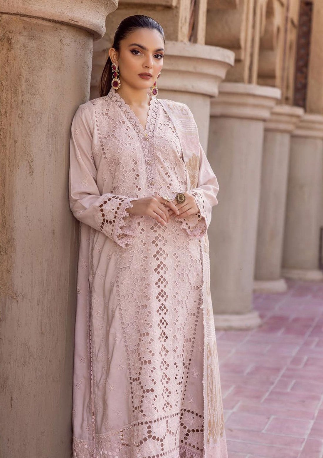 Winter Collection - Mahee's - Peach Leather - Vol - 12 - D# 05
