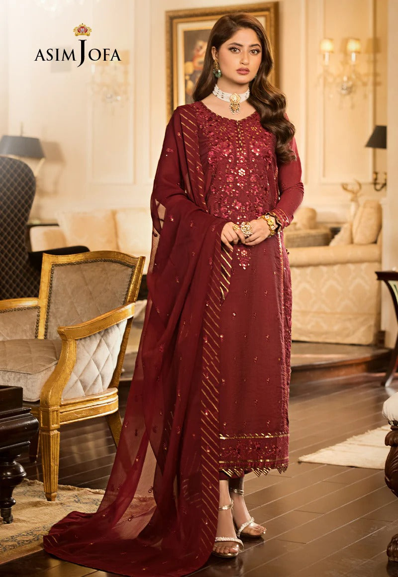 Formal Collection - Asim Jofa - Jhilmil - AJJM#15 - Official Asim Jofa - Agha Fabrics UK