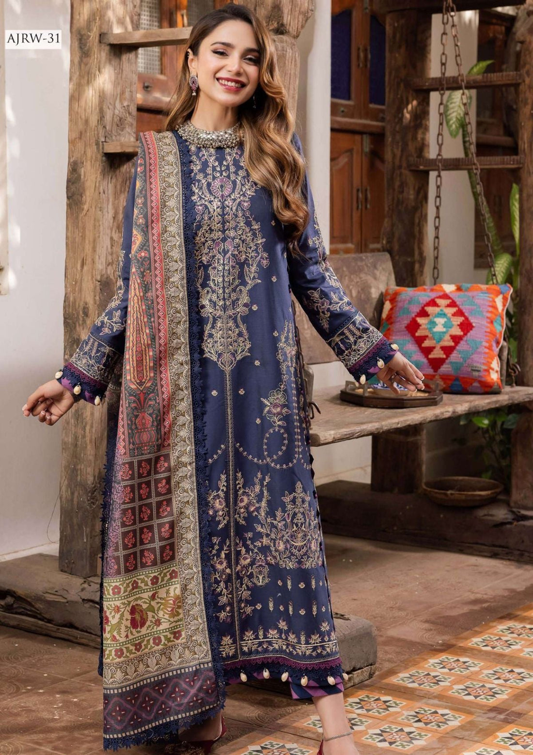 Winter Collection - Asim Jofa - Rania - Pre Winter - AJRW - 31 - Official Asim Jofa - Agha Fabrics UK