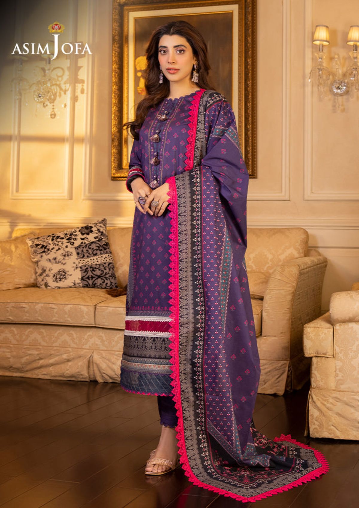 Lawn Collection - Asim Jofa - Rania - Edition Two - AJS#24 - Official Asim Jofa - Agha Fabrics UK