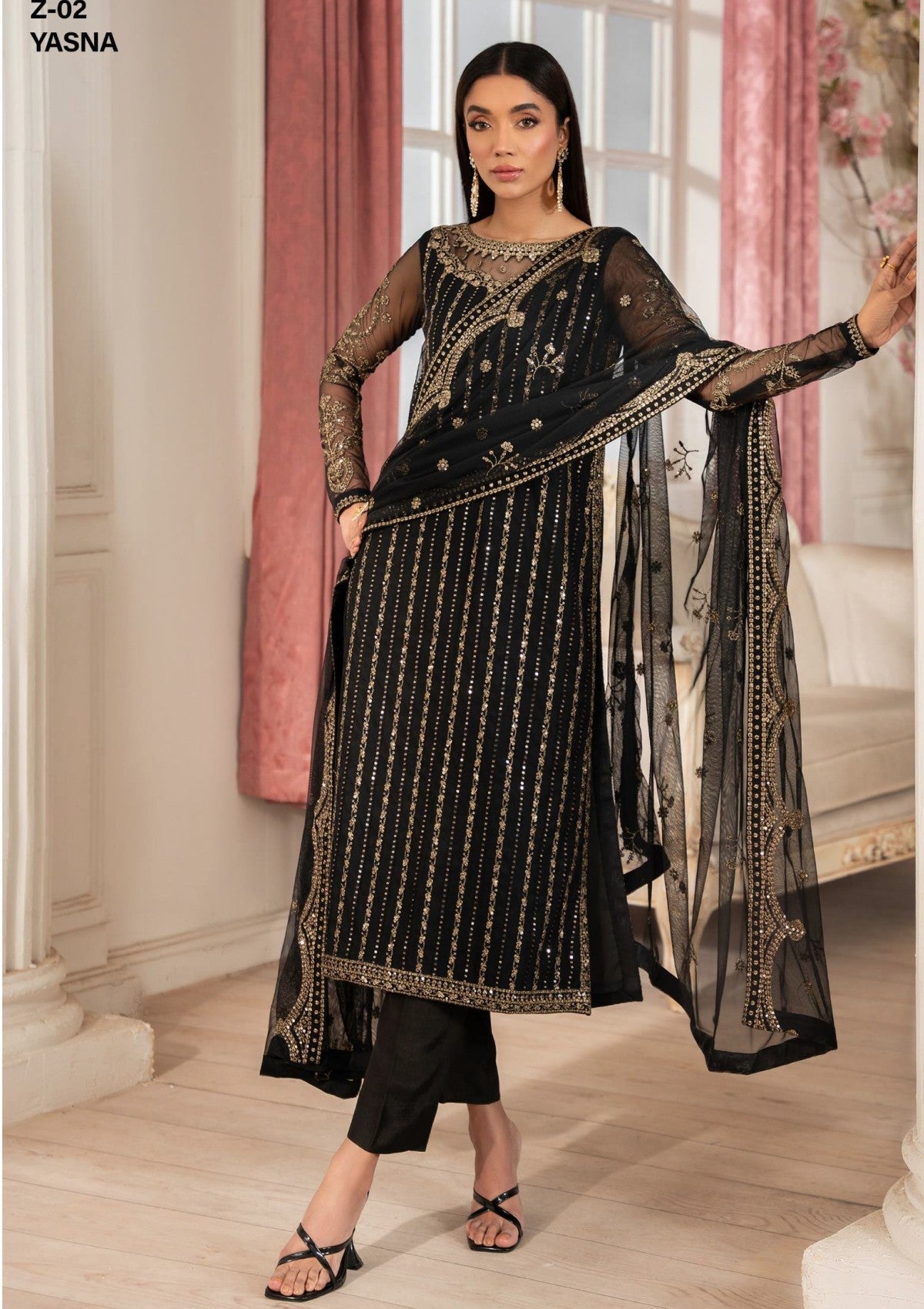 Formals - Zarif - Heer - Unstitched 25 - ZHF-02 Yasna