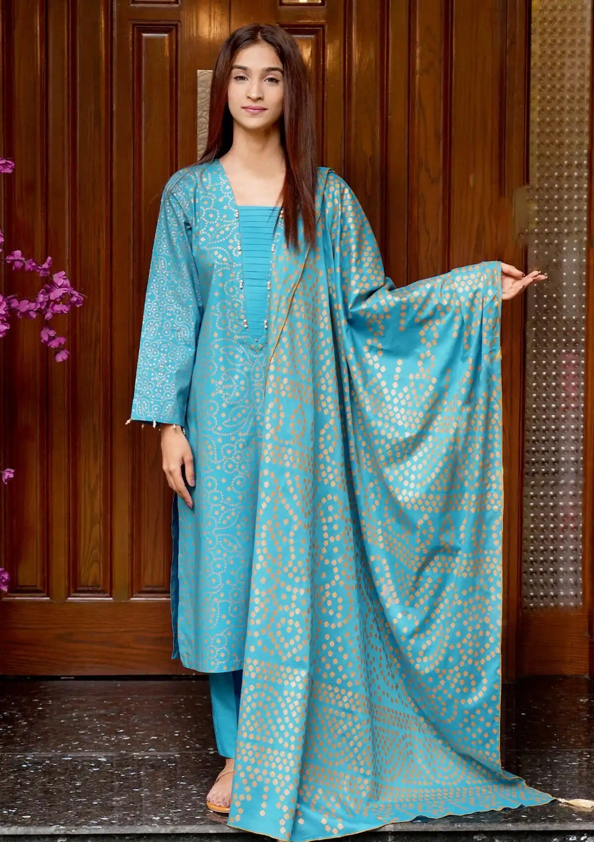 Winter Collection - Madiha Jahangir - Gulmira - Cambric - 3 pcs - D#06 - Official Madiha Jahangir - Agha Fabrics UK