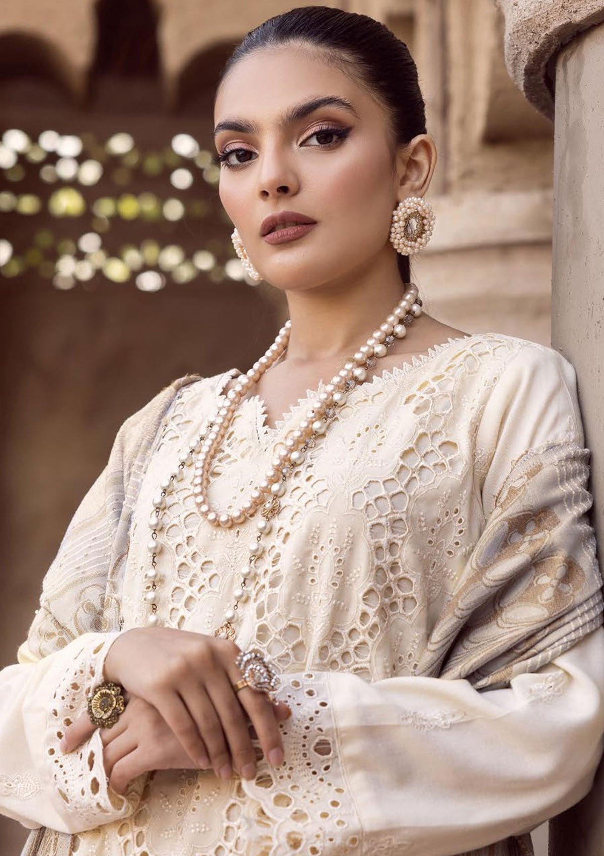 Winter Collection - Mahee's - Peach Leather - Vol - 12 - D# 06