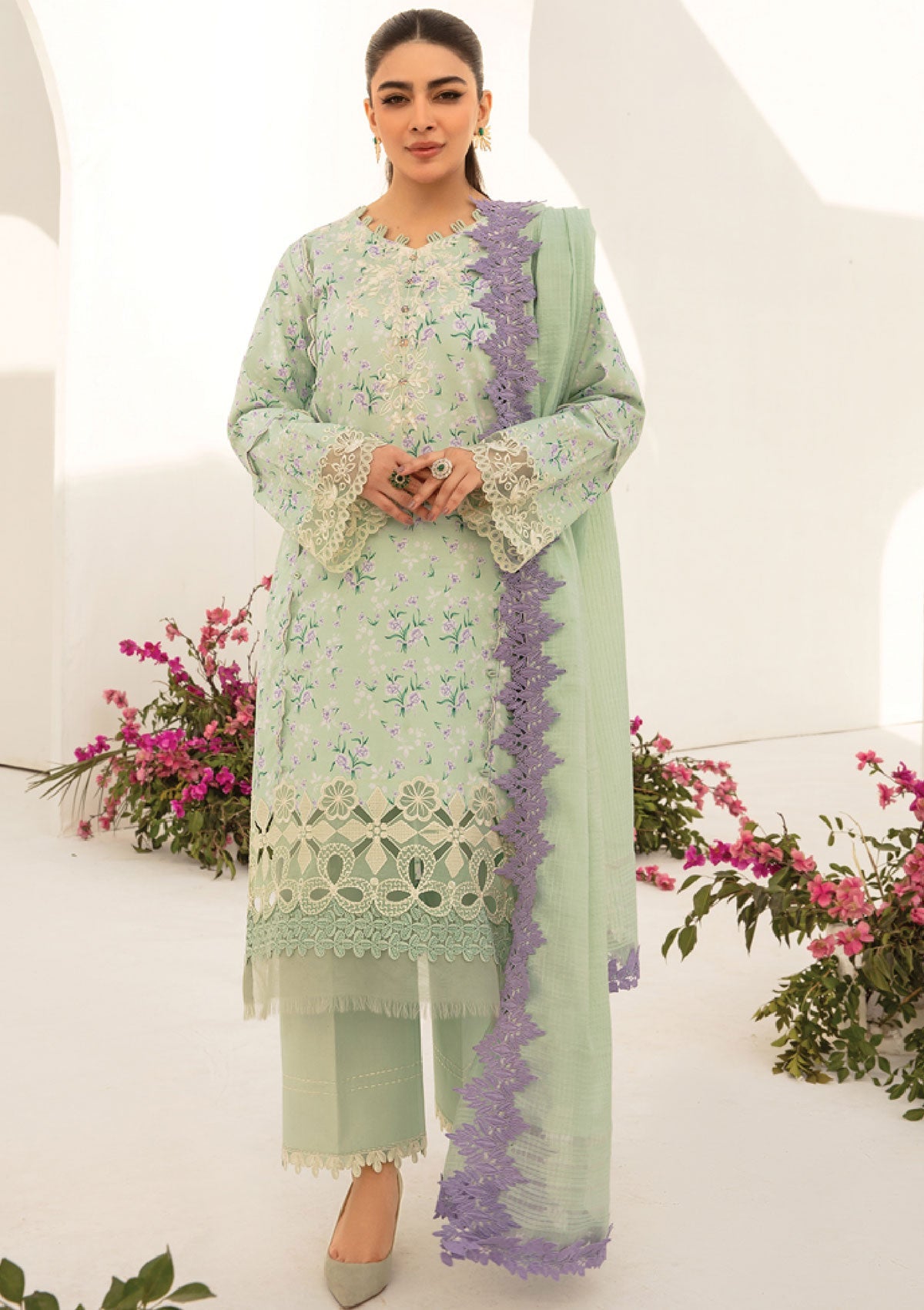Lawn Collection - Rang Rasiya - Florence - RFL24#04 - DAHLIA