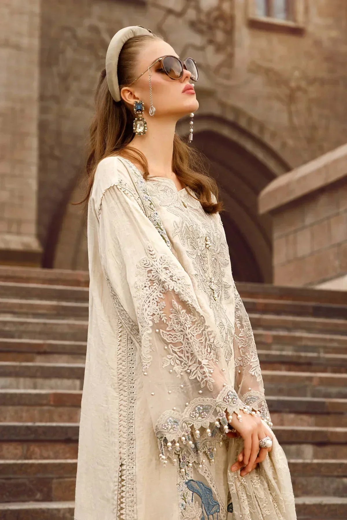 Maria B | Luxury Lawn | D-2307-B -  Maria B Luxury -  Agha Fabrics