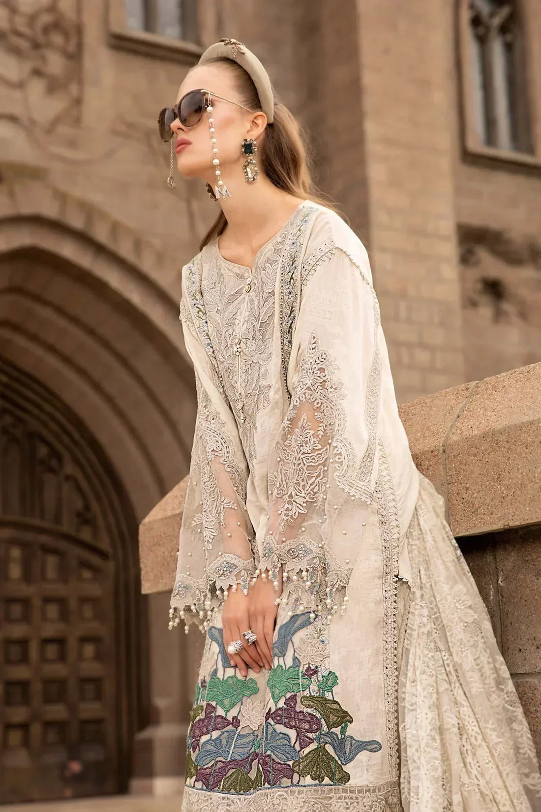 Maria B | Luxury Lawn | D-2307-B -  Maria B Luxury -  Agha Fabrics